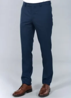 Pantalon de costume stretch à pied-de-poule pépita discret-jerem Fashion
