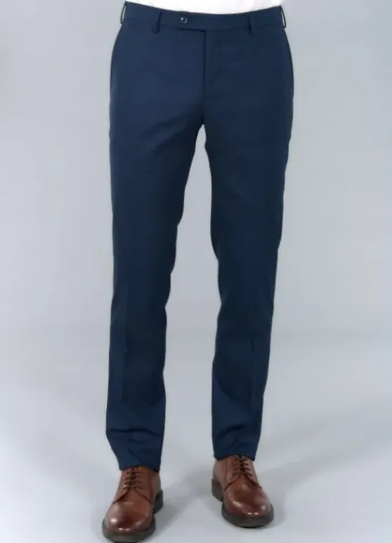Pantalon de costume stretch à pied-de-poule pépita discret-jerem Fashion
