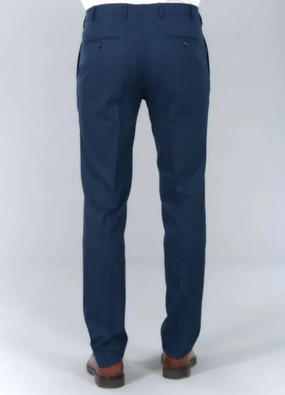 Pantalon de costume stretch à pied-de-poule pépita discret-jerem Fashion