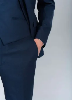 Pantalon de costume stretch à pied-de-poule pépita discret-jerem Fashion