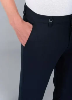 Pantalon de ville en sergé stretch faux-uni-jerem Fashion