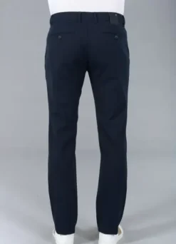 Pantalon de ville en sergé stretch faux-uni-jerem Fashion