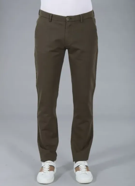 Pantalon minimaliste en tricotine stretch à micro-motif-jerem Best