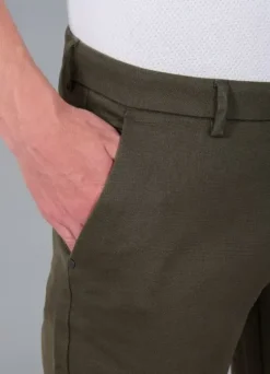 Pantalon minimaliste en tricotine stretch à micro-motif-jerem Best