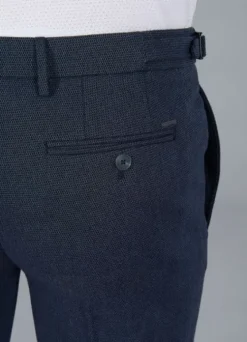 Pantalon à pinces en jacquard discret-jerem Sale