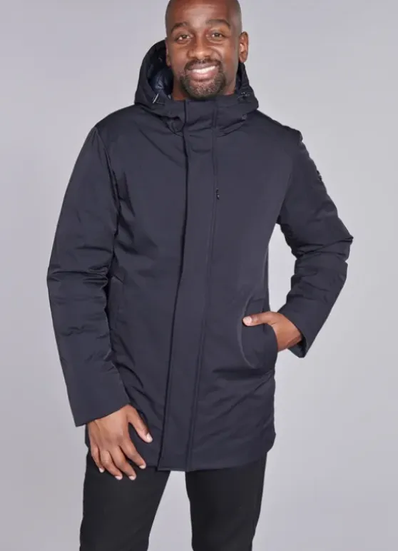 Parka à capuche et parementure amovible-jerem Shop