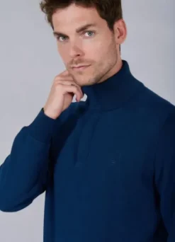 Polo Ribot col montant avec logo brodé-jerem Cheap