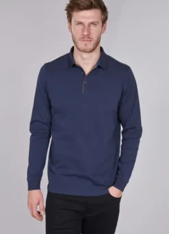 Polo Ronan en jacquard de coton stretch-jerem Best Sale
