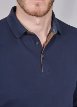 Polo Ronan en jacquard de coton stretch-jerem Best Sale