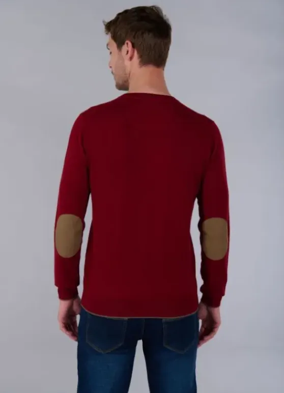 Pull col V coton en coton et cachemire Corki-jerem New