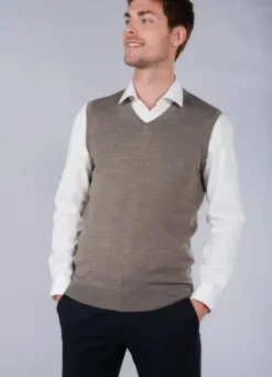 Pull sans manche col V Pilet-jerem Store