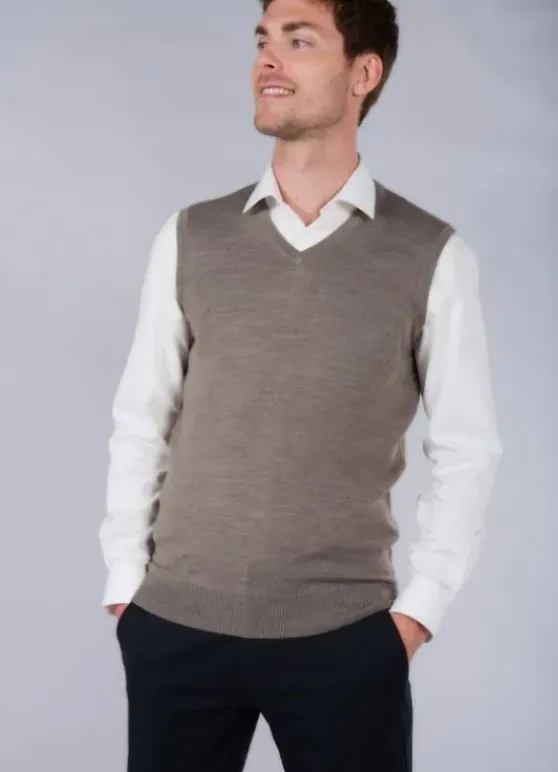 Pull sans manche col V Pilet-jerem Store