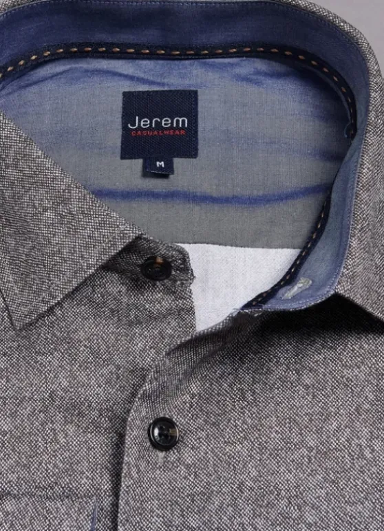 Surchemise à micro-motif en coton-jerem Best