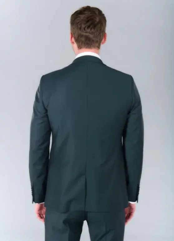 Veste de costume ajustée bi-stretch en laine vierge mélangée-jerem Cheap