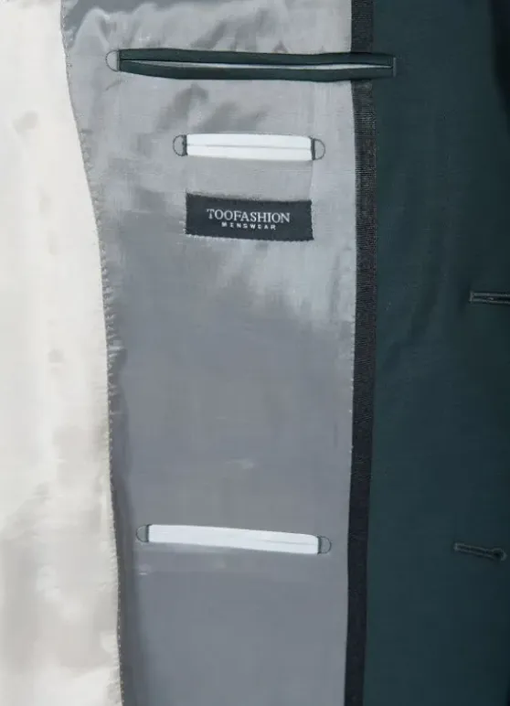 Veste de costume ajustée bi-stretch en laine vierge mélangée-jerem Cheap
