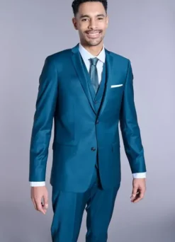 Veste de costume ajustée et bi-stretch en laine mélangée-jerem Cheap