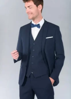 Veste de costume ajustée et stretch à pied-de-poule pépita discret-jerem Store