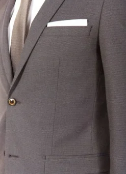 Veste de costume ajustée et stretch à motif subtile-jerem Fashion