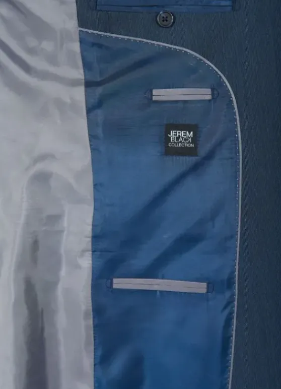 Veste de costume classique lavable bi-stretch à fines rayures-jerem Sale