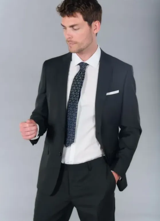 Veste de costume effet fil à fil-jerem Best Sale