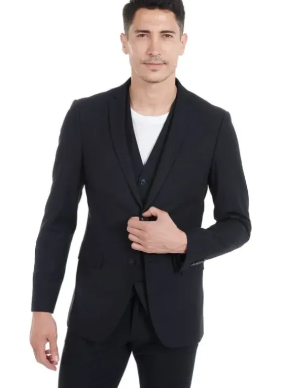 Veste de costume extra Slim en Prince de Galles-jerem Best Sale