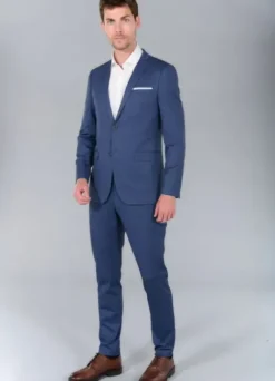 Veste de costume extra-slim en maille stretch imprimée-jerem Cheap