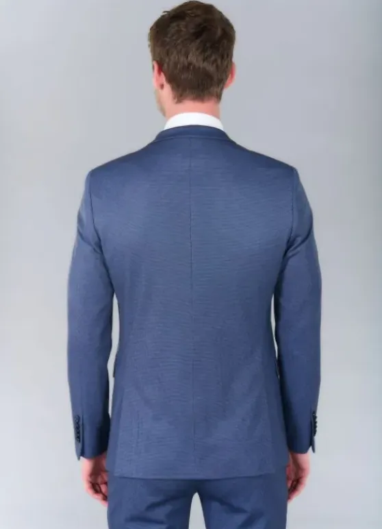 Veste de costume extra-slim en maille stretch imprimée-jerem Cheap