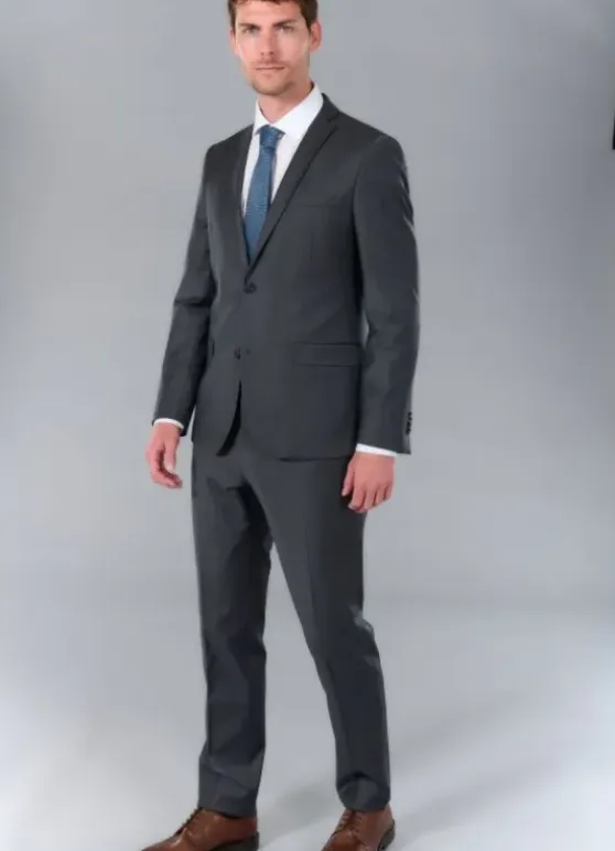 Veste de costume lavable en fil à fil bi-stretch de laine mélangée-jerem Flash Sale