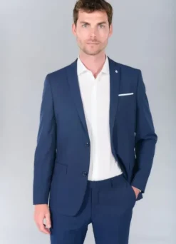 Veste de costume stretch faux uni discret-jerem Best Sale