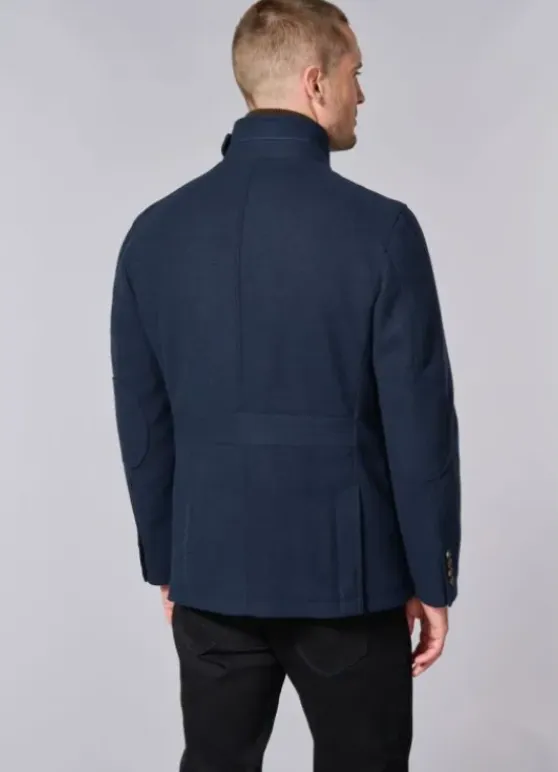 Veste de ville à poches et plastron amovible-jerem Flash Sale