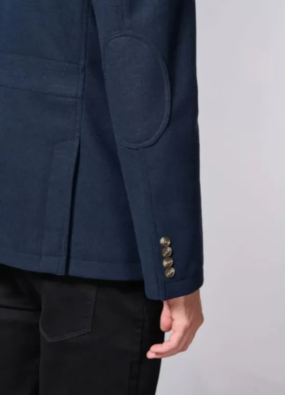 Veste de ville à poches et plastron amovible-jerem Flash Sale
