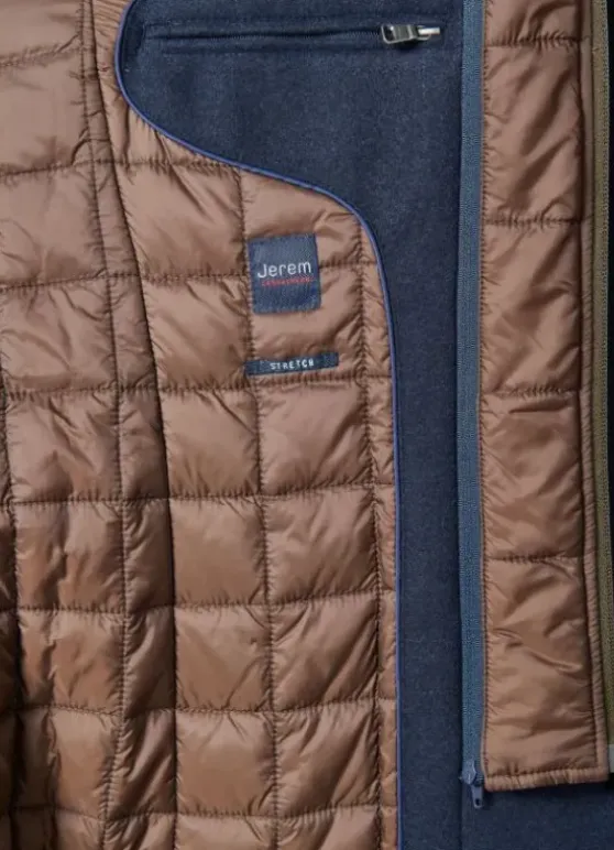 Veste de ville à poches et plastron amovible-jerem Flash Sale