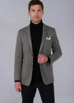 Veste souple en laine vierge mélangée-jerem Best