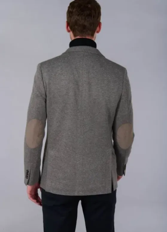 Veste souple en laine vierge mélangée-jerem Best