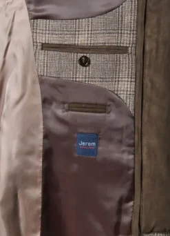 Veste souple en prince de Galles à plastron amovible en suédine-jerem Best Sale